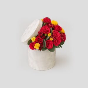 Boîte cadeau ronde personnalisée