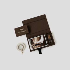 Coffret album photo personnalisé