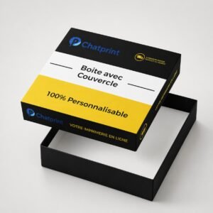 Boîte avec couvercle personnalisée