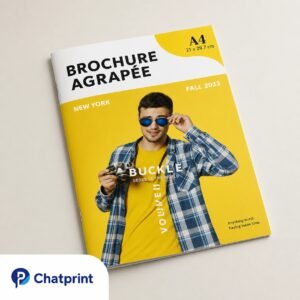 Brochure agrafée A4