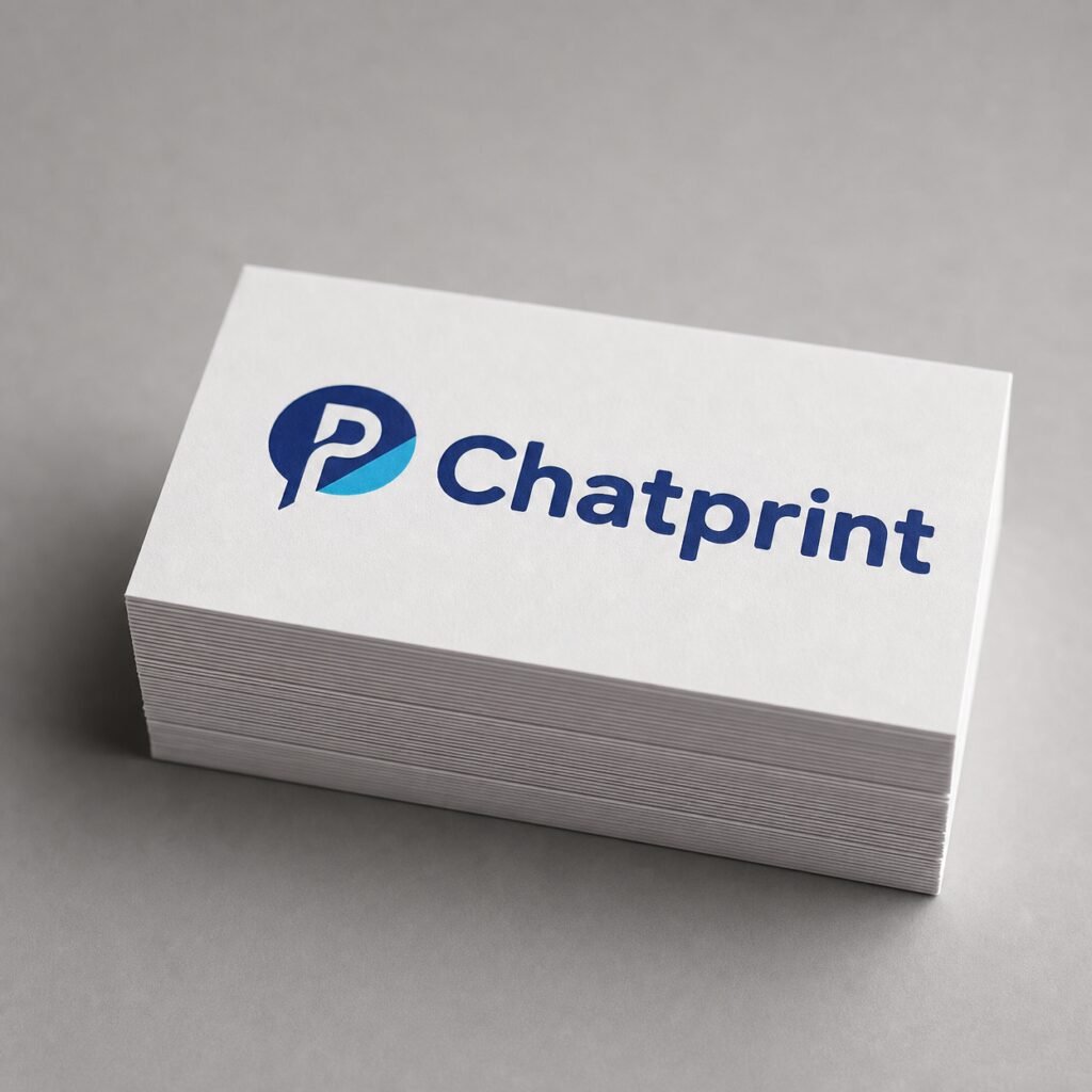 Cartes de visite Chatprint embossées