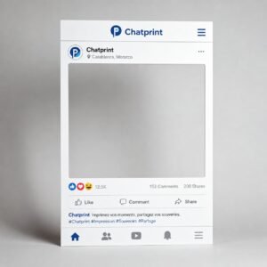 Cadre à selfie personnalisé