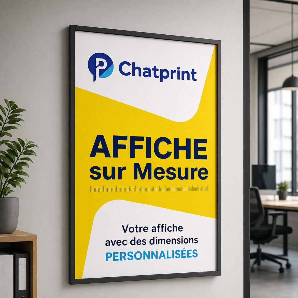 Affiche sur mesure imprimée par Chatprint