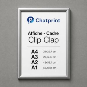 Cadre Clip Clap | Impression Haute Définition