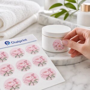 ÉTiquettes Rondes Ou Ovales | Impression Premium