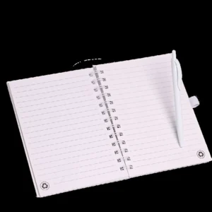 Bloc-notes spirale avec stylo