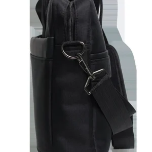 Cartable porte-documents en tissu et simili cuir