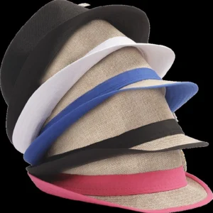 Chapeau panama en fibre de polyester