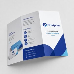 Dépliant 4 volets A5 fermé