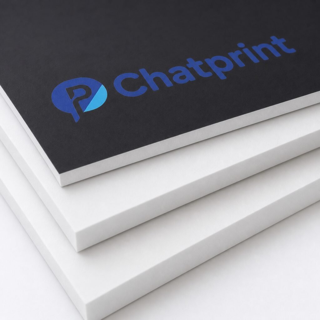 Panneau Forex blanc personnalisé Chatprint