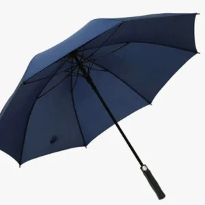 Parapluie luxueux en tissu en forme ronde