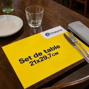 Set de Table Personnalisé A3 | Impression pour Restaurants