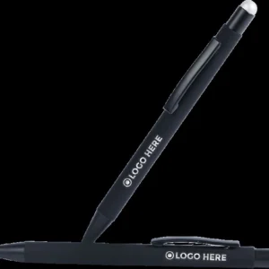 Stylo en aluminium soft-touch magique