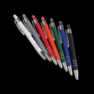 Stylo en aluminium soft-touch avec tactile