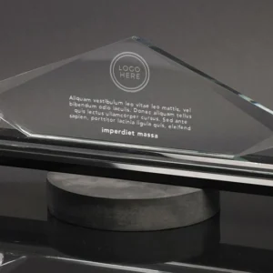 Trophée rhombus en cristal